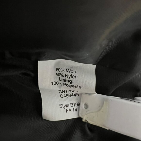 J.Crew Womens Houndstooth Pencil Skirt Wool Blend Gray/Black Size 8 Zip - Picture 9 of 9